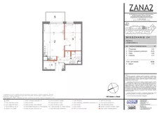 2 pokoje, mieszkanie 33,34 m², piętro 3, oferta nr 24, Zana 2, Warszawa, Praga Południe, Gocławek, ul. Tomasza Zana