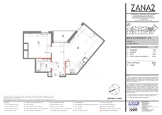 2 pokoje, mieszkanie 48,45 m², piętro 4, oferta nr 25, Zana 2, Warszawa, Praga Południe, Gocławek, ul. Tomasza Zana