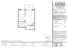 2 pokoje, mieszkanie 33,56 m², piętro 3, oferta nr 46, Zana 2, Warszawa, Praga Południe, Gocławek, ul. Tomasza Zana