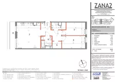 3 pokoje, mieszkanie 68,85 m², piętro 4, oferta nr 55, Zana 2, Warszawa, Praga Południe, Gocławek, ul. Tomasza Zana