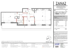 3 pokoje, mieszkanie 72,78 m², piętro 4, oferta nr 56, Zana 2, Warszawa, Praga Południe, Gocławek, ul. Tomasza Zana