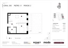2 pokoje, mieszkanie 37,26 m², parter, oferta nr E265, Osiedle Witaj etap III, Poznań, Naramowice, ul. Bielicowa