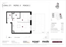 2 pokoje, mieszkanie 45,60 m², parter, oferta nr E271, Osiedle Witaj etap III, Poznań, Naramowice, ul. Bielicowa