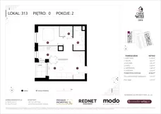 2 pokoje, mieszkanie 41,09 m², parter, oferta nr K313, Osiedle Witaj etap III, Poznań, Naramowice, ul. Bielicowa