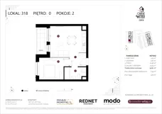 2 pokoje, mieszkanie 39,60 m², parter, oferta nr K318, Osiedle Witaj etap III, Poznań, Naramowice, ul. Bielicowa