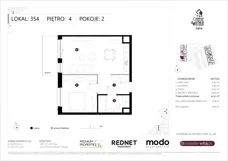 2 pokoje, mieszkanie 47,17 m², piętro 4, oferta nr K354, Osiedle Witaj etap III, Poznań, Naramowice, ul. Bielicowa