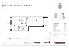 3 pokoje, mieszkanie 65,07 m², piętro 3, oferta nr E299, Osiedle Witaj etap III, Poznań, Naramowice, ul. Bielicowa
