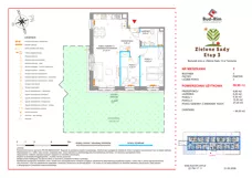 3 pokoje, mieszkanie 59,95 m², parter, oferta nr 3, Zielone Sady III 2B, Tarczyn, ul. Zielone Sady 11
