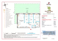 4 pokoje, mieszkanie 70,40 m², parter, oferta nr 4, Zielone Sady III 2B, Tarczyn, ul. Zielone Sady 11