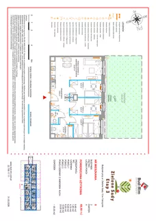 4 pokoje, mieszkanie 68,50 m², parter, oferta nr 8, Zielone Sady III 2B, Tarczyn, ul. Zielone Sady 11