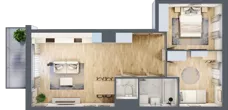 3 pokoje, mieszkanie 57,18 m², piętro 7, oferta nr B/07/170 , Unii Lubelskiej Vita, Poznań, Nowe Miasto, Starołęka, ul. Unii Lubelskiej 10