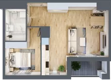 2 pokoje, mieszkanie 45,73 m², piętro 9, oferta nr A/09/113, Unii Lubelskiej Vita, Poznań, Nowe Miasto, Starołęka, ul. Unii Lubelskiej 10