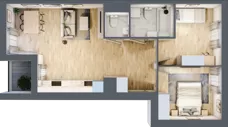 3 pokoje, mieszkanie 56,44 m², piętro 4, oferta nr D/04/233, Unii Lubelskiej Vita, Poznań, Nowe Miasto, Starołęka, ul. Unii Lubelskiej 10
