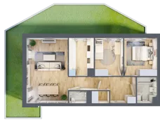 3 pokoje, mieszkanie 68,97 m², parter, oferta nr A1.0D95, Bemowo Vita etap III, Warszawa, Bemowo, Chrzanów, Szeligowska 57	