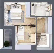 3 pokoje, mieszkanie 60,71 m², parter, oferta nr A1/00/08, WUWA Vita II, Wrocław, Żerniki, Fabryczna, ul. T. Brzozy