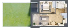 2 pokoje, mieszkanie 36,75 m², piętro 1, oferta nr B2/01/09, WUWA Vita II, Wrocław, Żerniki, Fabryczna, ul. T. Brzozy