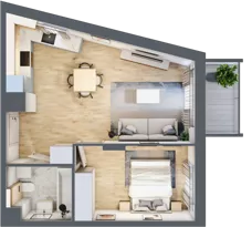 2 pokoje, mieszkanie 42,00 m², piętro 2, oferta nr 115/8, Aleje Praskie VIII, Warszawa, Praga Południe, Kamionek, ul. Podskarbińska