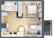 2 pokoje, mieszkanie 37,89 m², piętro 2, oferta nr 116/8, Aleje Praskie VIII, Warszawa, Praga Południe, Kamionek, ul. Podskarbińska
