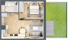 2 pokoje, mieszkanie 38,36 m², parter, oferta nr 103/8, Aleje Praskie VIII, Warszawa, Praga Południe, Kamionek, ul. Podskarbińska