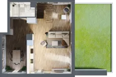 4 pokoje, mieszkanie 106,50 m², parter, oferta nr B3.00.08, Południe Vita etap IV, Gdańsk, Orunia Górna-Gdańsk Południe, ul. Kazimierza Wielkiego 