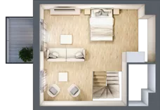 3 pokoje, mieszkanie 63,20 m², parter, oferta nr B3.00.02, Południe Vita etap IV, Gdańsk, Orunia Górna-Gdańsk Południe, ul. Kazimierza Wielkiego 