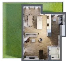 5 pokoi, mieszkanie 120,66 m², parter, oferta nr B4.00.03, Południe Vita etap IV, Gdańsk, Orunia Górna-Gdańsk Południe, ul. Kazimierza Wielkiego 