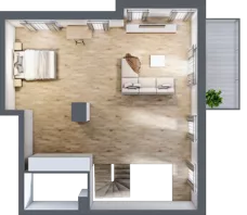 5 pokoi, mieszkanie 127,72 m², parter, oferta nr B6.00.04, Południe Vita etap IV, Gdańsk, Orunia Górna-Gdańsk Południe, ul. Kazimierza Wielkiego 