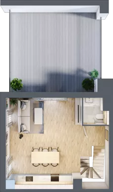 3 pokoje, mieszkanie 76,21 m², piętro 2, oferta nr A/KL2/2/12, Podhalańska Vita, Wrocław, Żerniki, Złotniki, ul. Podhalańska