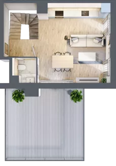 3 pokoje, mieszkanie 61,79 m², piętro 2, oferta nr A/KL2/2/09, Podhalańska Vita, Wrocław, Żerniki, Złotniki, ul. Podhalańska