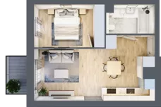 2 pokoje, mieszkanie 38,04 m², piętro 2, oferta nr A/KL1/2/07, Podhalańska Vita, Wrocław, Żerniki, Złotniki, ul. Podhalańska
