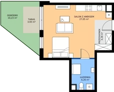1 pokój, mieszkanie 37,59 m², parter, oferta nr 095/7, Aleje Praskie VII, Warszawa, Praga Południe, Kamionek, ul. Podskarbińska/ Iławska