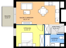 2 pokoje, mieszkanie 39,34 m², piętro 2, oferta nr 113/7, Aleje Praskie VII, Warszawa, Praga Południe, Kamionek, ul. Podskarbińska/ Iławska