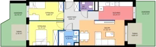 3 pokoje, mieszkanie 64,39 m², parter, oferta nr D.077, Centralna Vita etap III, Kraków, Czyżyny, ul. Ciesielskiego