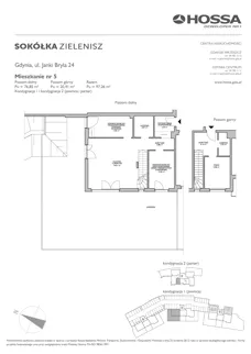 1 pokój, mieszkanie 97,26 m², parter, oferta nr SZ/JB24/5, Sokółka Zielenisz, Gdynia, Chwarzno-Wiczlino, ul. bpa Baranauskasa