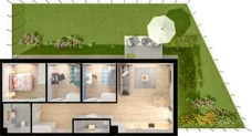 4 pokoje, mieszkanie 75,10 m², parter, oferta nr WW/B5/2, Welocity Wiczlino, Gdynia, Chwarzno-Wiczlino, ul. Jana Kazimierza