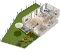 4 pokoje, mieszkanie 73,46 m², piętro 1, oferta nr WW/B5/21, Welocity Wiczlino, Gdynia, Chwarzno-Wiczlino, ul. Jana Kazimierza