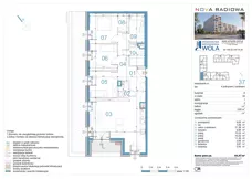 4 pokoje, mieszkanie 93,47 m², piętro 1, oferta nr A37, NOVA RADIOWA, Warszawa, Bemowo, Bemowo-Lotnisko, ul. Wrocławska róg Radiowej