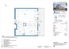 2 pokoje, mieszkanie 48,94 m², piętro 1, oferta nr A66, NOVA RADIOWA, Warszawa, Bemowo, Bemowo-Lotnisko, ul. Wrocławska róg Radiowej