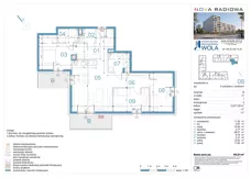 4 pokoje, mieszkanie 95,21 m², piętro 1, oferta nr B08, NOVA RADIOWA, Warszawa, Bemowo, Bemowo-Lotnisko, ul. Wrocławska róg Radiowej