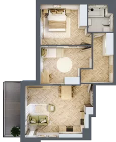 3 pokoje, mieszkanie 59,99 m², piętro 2, oferta nr Z9.42, Osiedle Zbytki, Warszawa, Białołęka, Nowodwory, ul. Zbytki 9