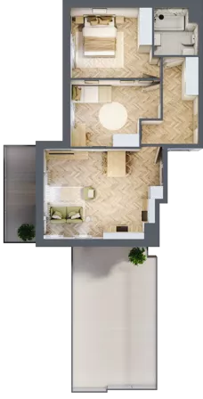 3 pokoje, mieszkanie 59,99 m², piętro 5, oferta nr Z9.53, Osiedle Zbytki, Warszawa, Białołęka, Nowodwory, ul. Zbytki 9