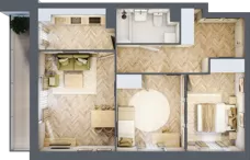 3 pokoje, mieszkanie 60,84 m², piętro 4, oferta nr R7.10, SIEDLCE, Rytla, Siedlce, ul. Aleksandra Rytla