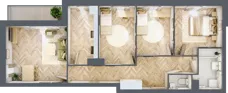 4 pokoje, mieszkanie 74,42 m², piętro 3, oferta nr R7.8, SIEDLCE, Rytla, Siedlce, ul. Aleksandra Rytla