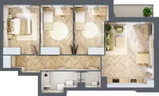 4 pokoje, mieszkanie 72,15 m², piętro 1, oferta nr R9.8, SIEDLCE, Rytla, Siedlce, ul. Aleksandra Rytla