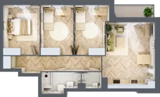 4 pokoje, mieszkanie 72,04 m², piętro 3, oferta nr R9.18, SIEDLCE, Rytla, Siedlce, ul. Aleksandra Rytla