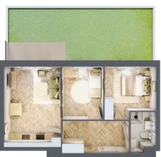 3 pokoje, mieszkanie 51,41 m², parter, oferta nr R9.3, SIEDLCE, Rytla, Siedlce, ul. Aleksandra Rytla