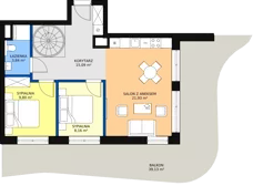3 pokoje, apartament 64,58 m², piętro 5, oferta nr D/5.09, Rogowo Pearl, Rogowo, ul. Rezydencyjna