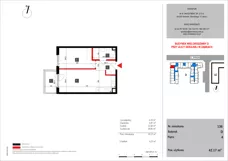 2 pokoje, mieszkanie 42,17 m², piętro 4, oferta nr 136, SKRAJNA 9, Ząbki, ul. Skrajna 9