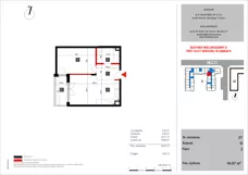2 pokoje, mieszkanie 44,67 m², piętro 2, oferta nr 27, SKRAJNA 9, Ząbki, ul. Skrajna 9