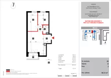 3 pokoje, mieszkanie 60,14 m², piętro 2, oferta nr 28, SKRAJNA 9, Ząbki, ul. Skrajna 9